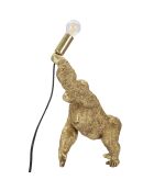 Lampe Gorille dorée - 27.7x32.2x45.2 cm