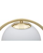 Lampe de table Glamy doré/blanc - 42x22x23 cm