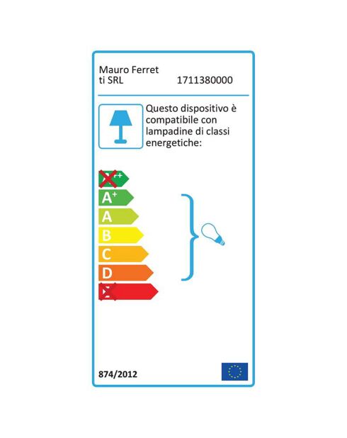 Glamy tafellamp goud/wit - 42x22x23 cm