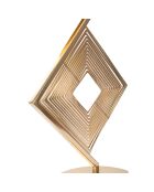 Lampe de table  doré/blanc - 24-30x14-30x38-30 cm