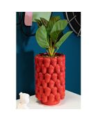 Vase Fraise rouge - 25x25x36.7 cm