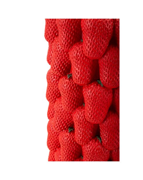 Vase Fraise rouge - 25x25x36.7 cm