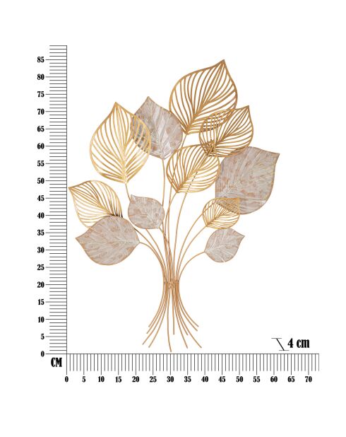 Panel de hierro multicolor Felix - 89x5x68 cm