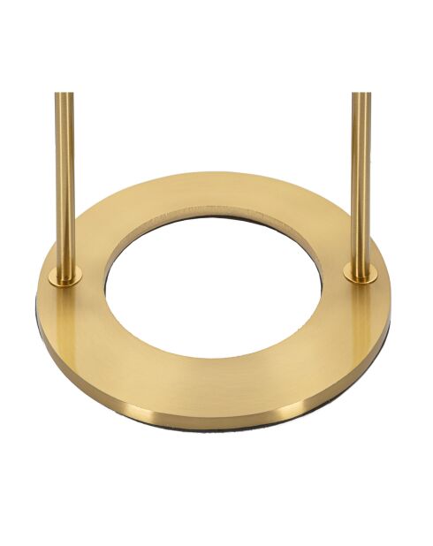 Lampe de table Glamy doré/blanc - 39x23x23 cm