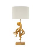 Lampe de table Octopus doré/blanc - 55x33x40 cm