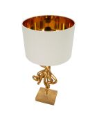 Lampe de table Octopus doré/blanc - 55x33x40 cm