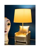 Lampe de chevet  dorée - 41.2x30.2x44.7 cm