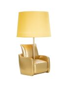 Lampe de chevet  dorée - 41.2x30.2x44.7 cm