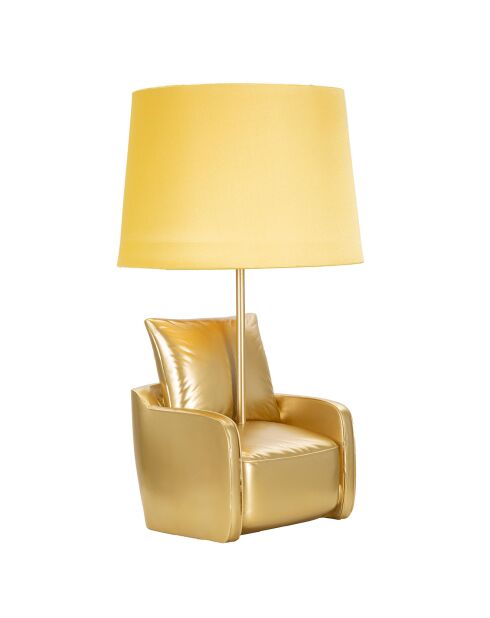 Lampe de chevet  dorée - 41.2x30.2x44.7 cm