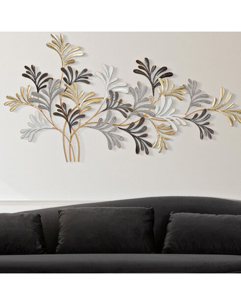 Panneau en fer Lixy multicolore - 133x9.5x73 cm