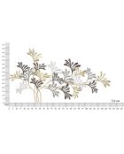 Panneau en fer Lixy multicolore - 133x9.5x73 cm