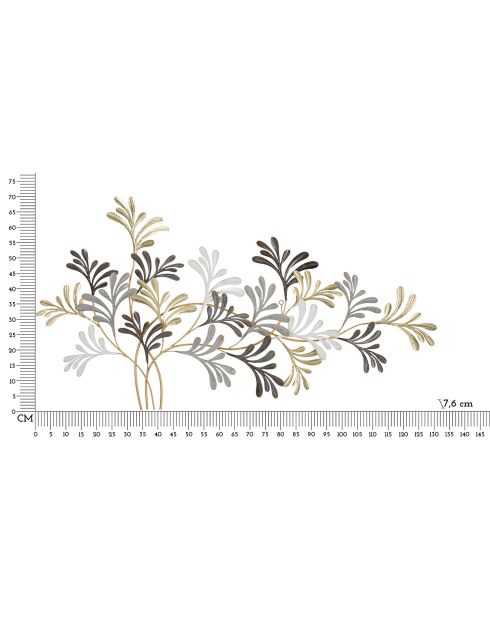 Panneau en fer Lixy multicolore - 133x9.5x73 cm
