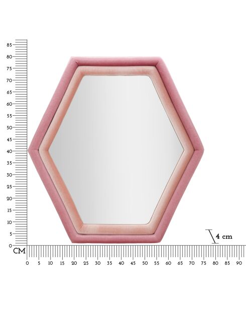 Miroir Mural Tony multicolore - 86x82x9 cm