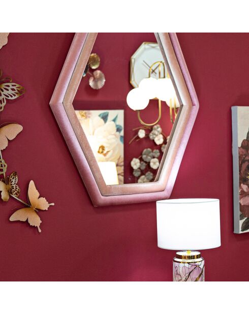 Miroir Mural Tony multicolore - 86x82x9 cm