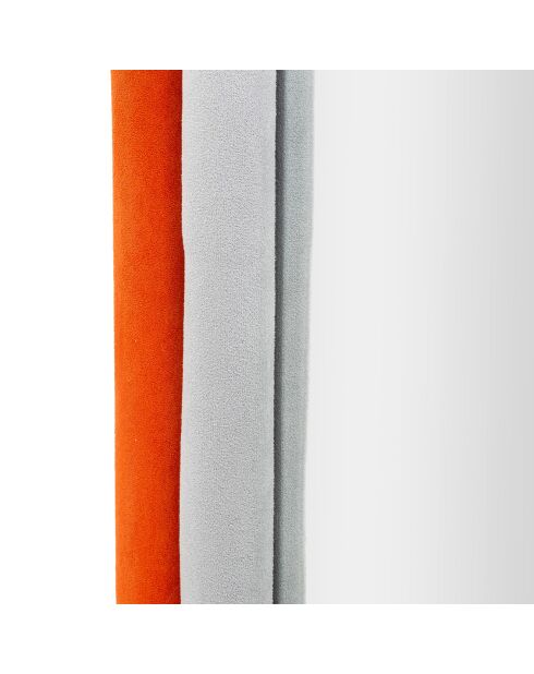 Specchio arancione multicolore - 86x67x9 cm