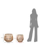 Paniers fuji marron - 48.5x48.5x41.5 cm
