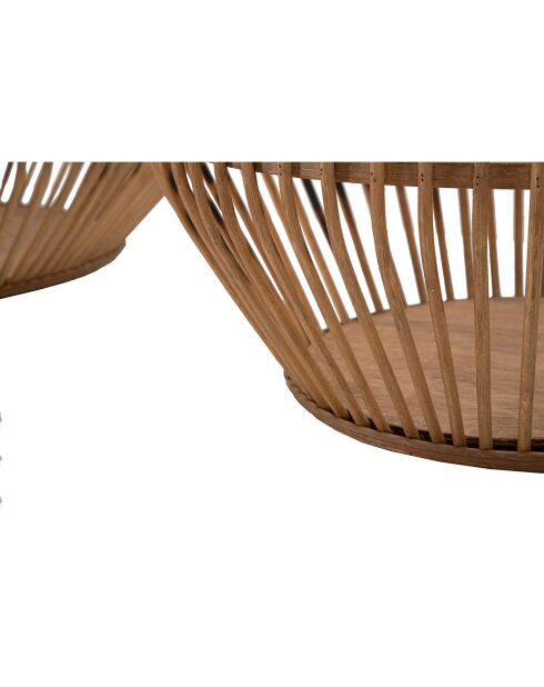 Paniers fuji marron - 48.5x48.5x41.5 cm