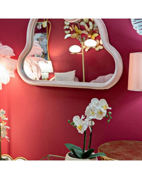 Miroir Mural Nuage rose - 96x67x7.5 cm