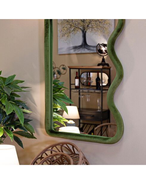 Miroir Mural Tod vert - 96x67x7.5 cm
