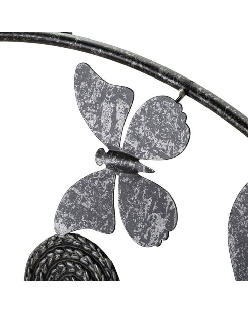 Orologio da parete Divaker marrone/nero - 68x5x68 cm