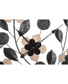 Horloge Murale Divaker marron/noir - 68x5x68 cm