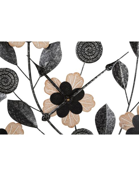 Horloge Murale Divaker marron/noir - 68x5x68 cm
