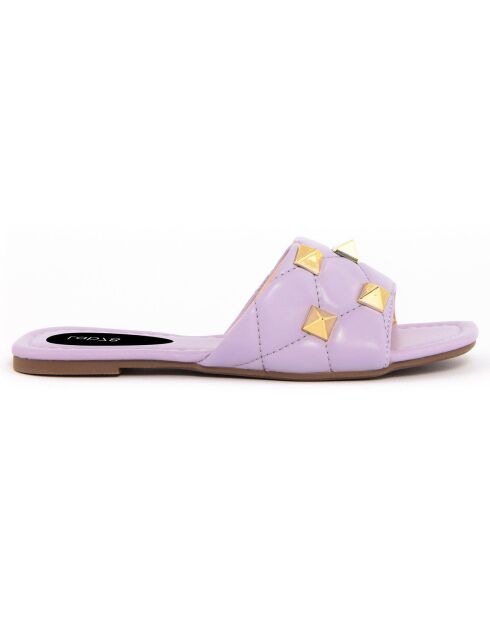 Mules Augustine violettes