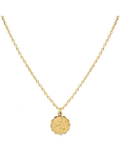 Collier Astromania Balance en Laiton doré