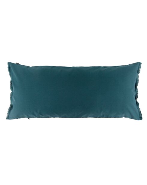 Pruisisch blauwe Bimini kussenhoes voor buiten - 45x100 cm