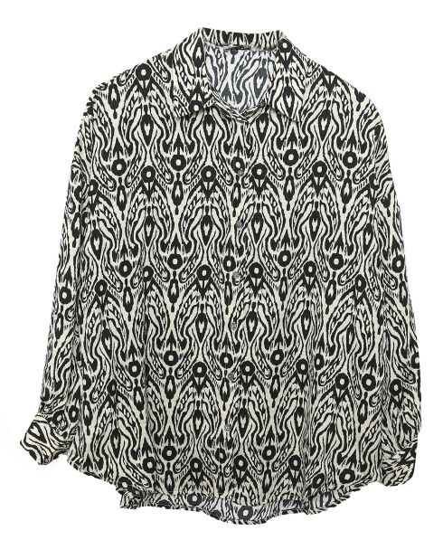 Chemise Cindy imprimée noire