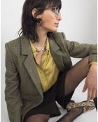 Veste en Laine mélangée Zélie verte