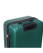 2 maletas 4 ruedas dobles Bari 55/65 cm verde caqui