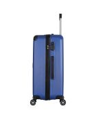 Valise Cabine 4 roues doubles Bari 55 cm bleue