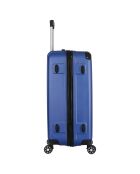 Valigia Bari Medium Stay con 4 ruote doppie 65 cm blu