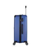 2 valigie doppie Bari 55/75 cm blu a 4 ruote