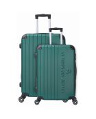 2 valigie 4 ruote doppie Bari 65/75 cm verde kaki