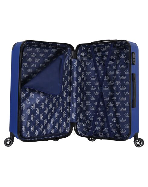 Valigia Bari Long Stay 4 ruote doppie 75 cm blu