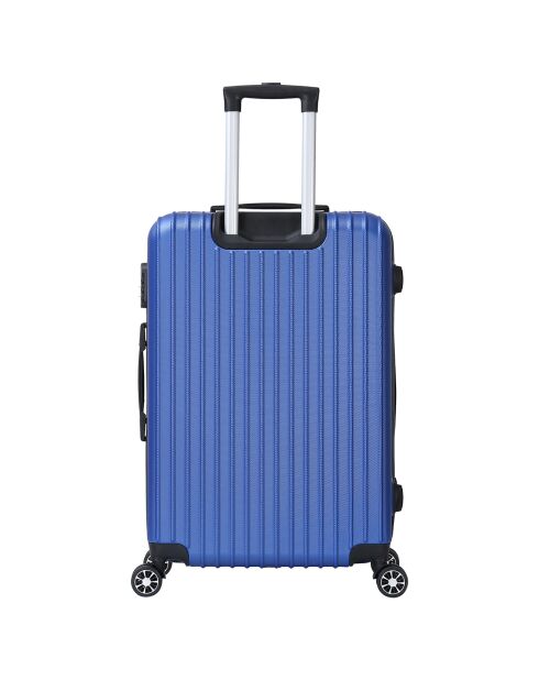 Valise Cabine 4 roues doubles Corsa 55 cm bleue