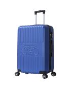 Valise Cabine 4 roues doubles Corsa 55 cm bleue