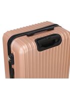 Valise Moyen Séjour 4 roues doubles Corsa 65 cm dorée