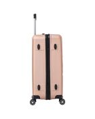Valise Moyen Séjour 4 roues doubles Corsa 65 cm dorée