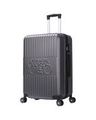 Valise Cabine 4 roues doubles Corsa 55 cm gris foncé