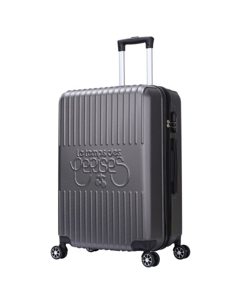 Valise Cabine 4 roues doubles Corsa 55 cm gris foncé