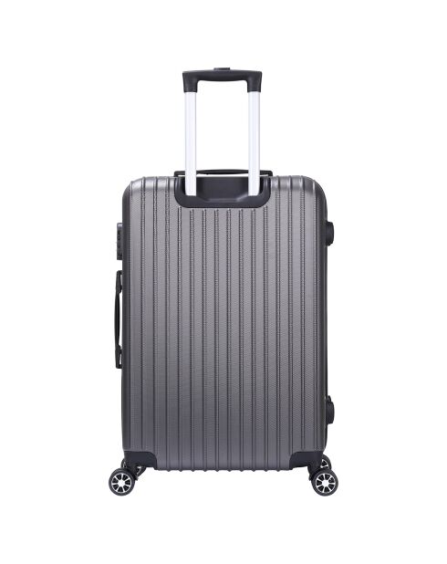 Valise Cabine 4 roues doubles Corsa 55 cm gris foncé