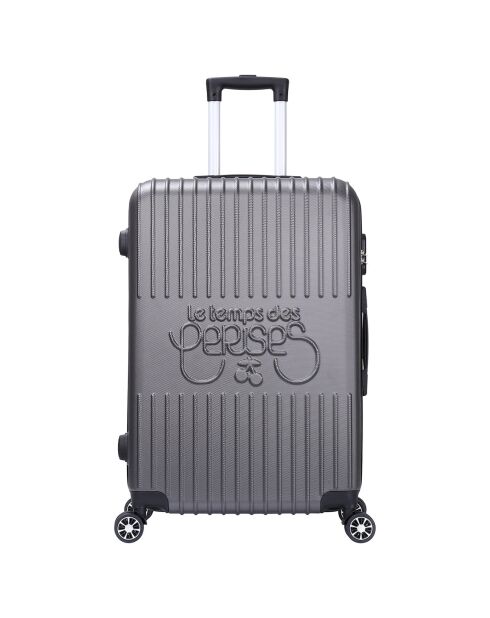 Valise Cabine 4 roues doubles Corsa 55 cm gris foncé