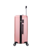 Valise Cabine 4 roues doubles Corsa 55 cm rose doré