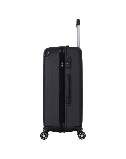 Valigia da cabina Java 4 doppie ruote 55 cm nera