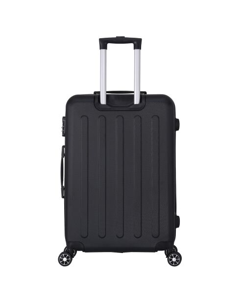 Valigia da cabina Java 4 doppie ruote 55 cm nera