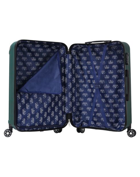 Valise Cabine 4 roues doubles Java 55 cm vert kaki