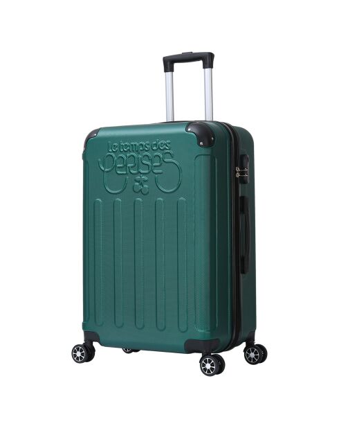 Valise Cabine 4 roues doubles Java 55 cm vert kaki